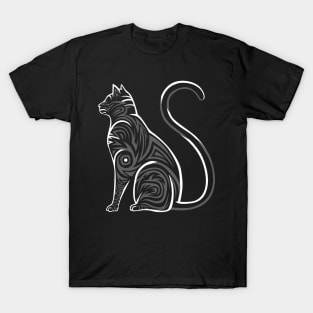 Tribal Cat T-Shirt